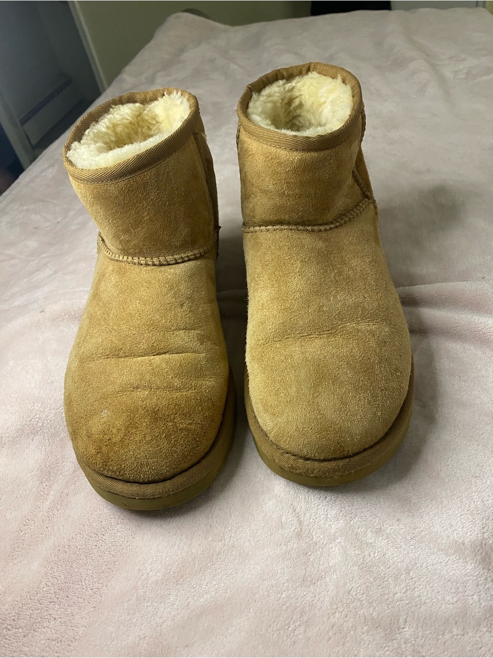 UGG Classic Mini suede women Boots size 8